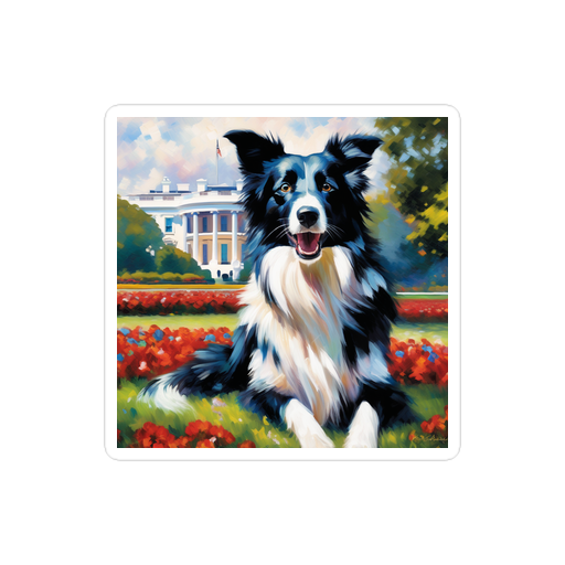 PugMug Custom Border Collie Sticker