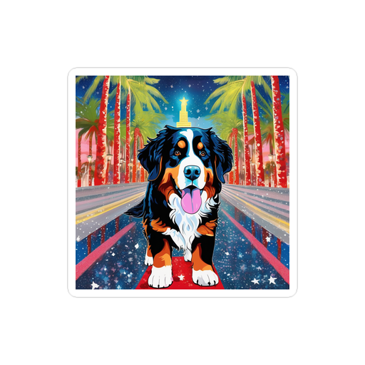 PugMug Custom Bernese Mountain Dog Sticker