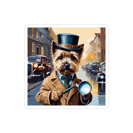 PugMug Custom Cairn Terrier Sticker