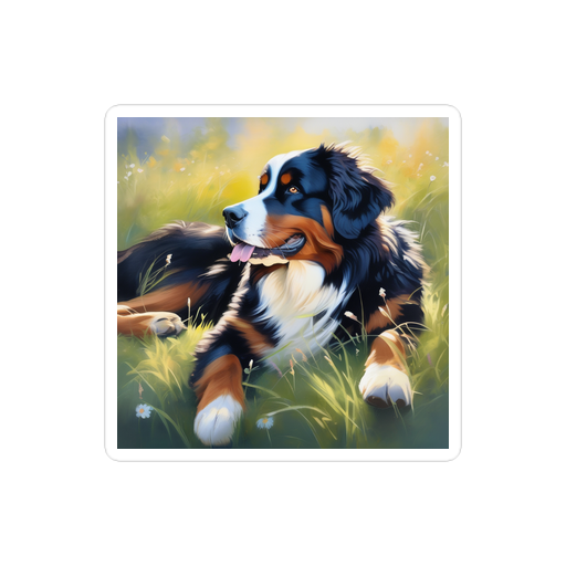PugMug Custom Bernese Mountain Dog Sticker