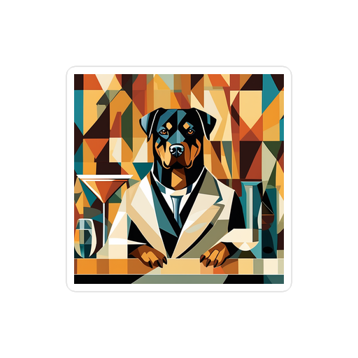 PugMug Custom Rottweiler Sticker