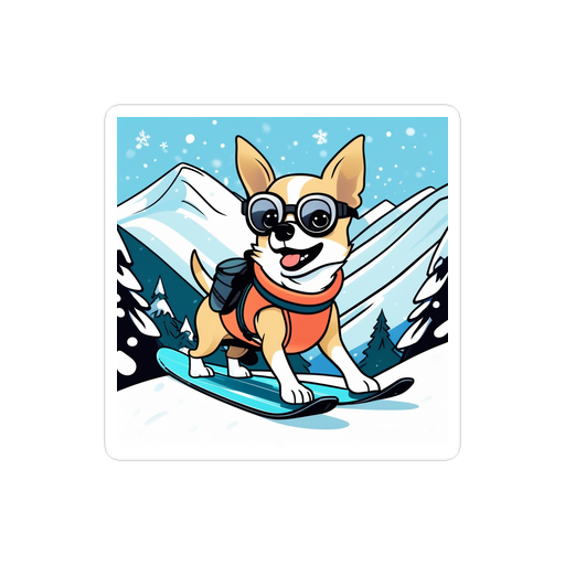 PugMug Custom Chihuahua Sticker