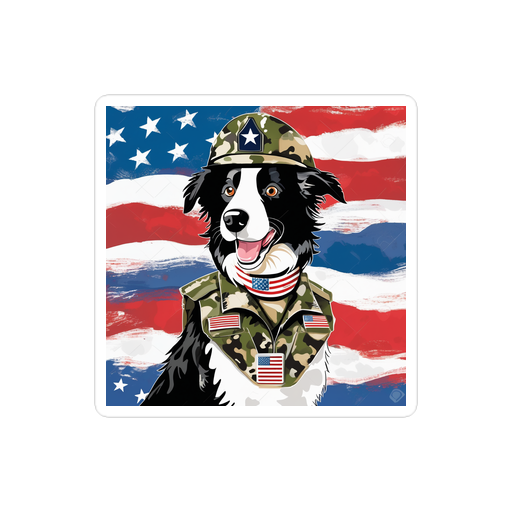 PugMug Custom Border Collie Sticker