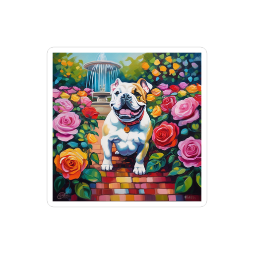 PugMug Custom Bulldog Sticker