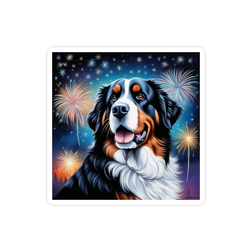 PugMug Custom Bernese Mountain Dog Sticker