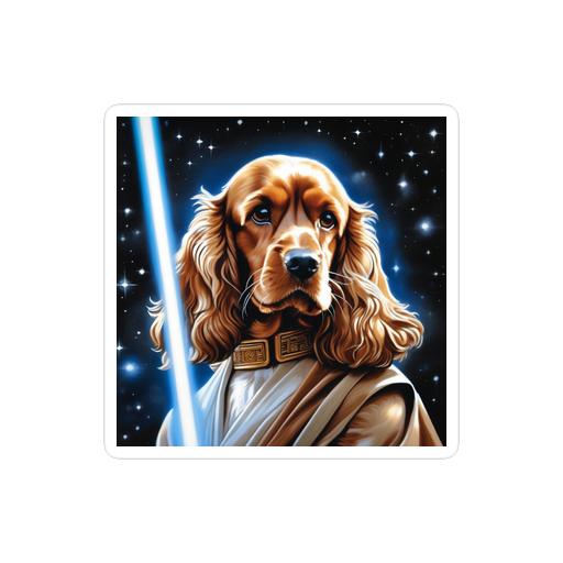 PugMug Custom Cocker Spaniel Sticker