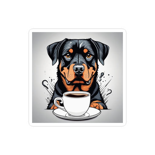 PugMug Custom Rottweiler Sticker
