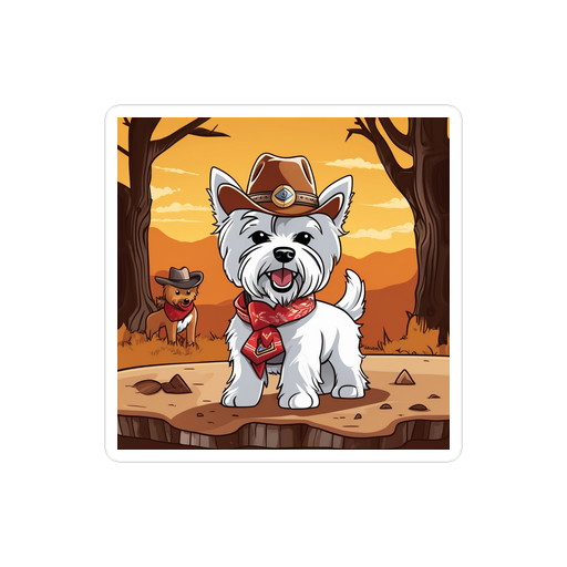 PugMug Custom West Highland White Terrier Sticker