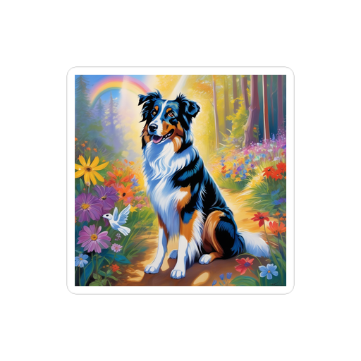 PugMug Custom Australian Shepherd Dog Sticker