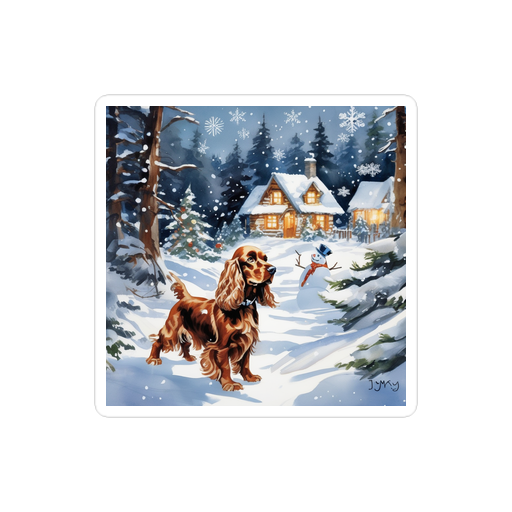 PugMug Custom Cocker Spaniel Sticker