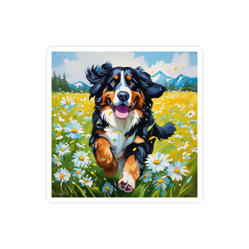 PugMug Custom Bernese Mountain Dog Sticker