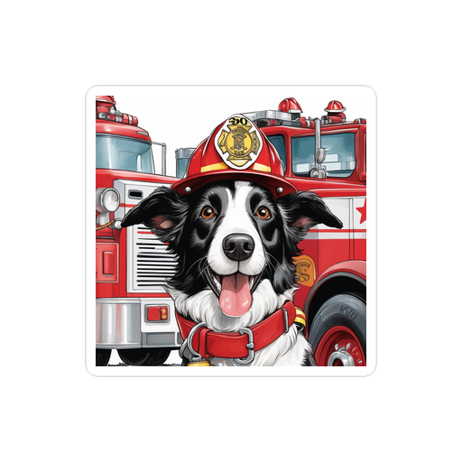 PugMug Custom Border Collie Sticker