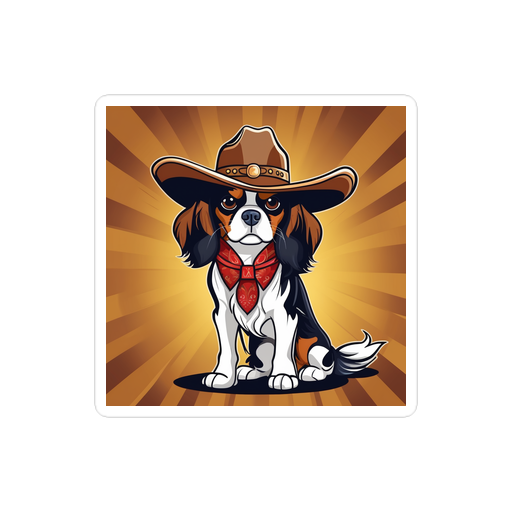 PugMug Custom Cavalier King Charles Spaniel Sticker