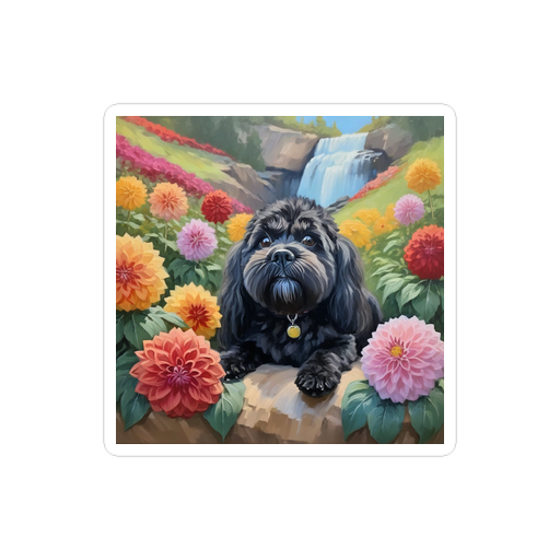PugMug Custom Lily Sticker