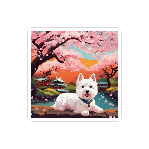 PugMug Custom West Highland White Terrier Sticker