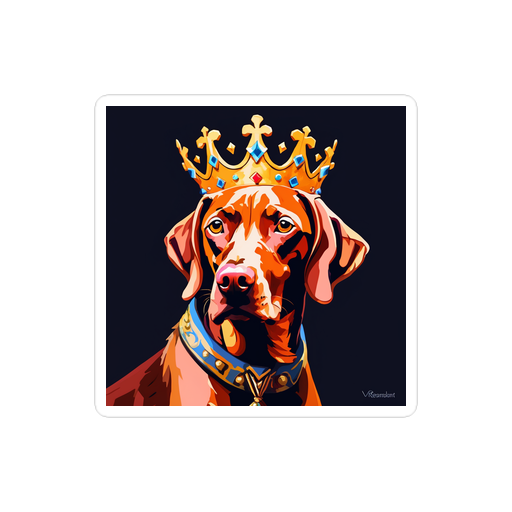 PugMug Custom Vizsla Sticker