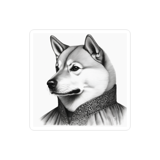 PugMug Custom Shiba Inu Sticker
