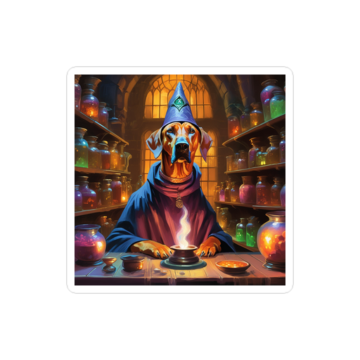 PugMug Custom Rhodesian Ridgeback Sticker