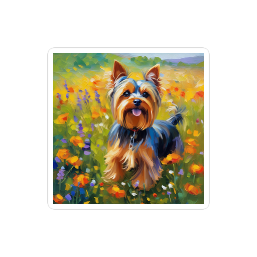PugMug Custom Yorkshire Terrier Sticker