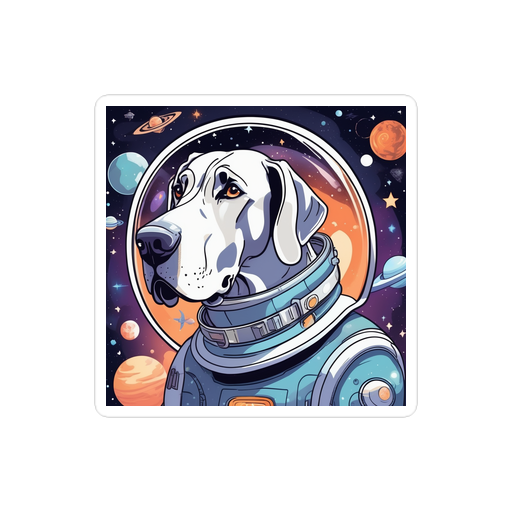 PugMug Custom Great Dane Sticker