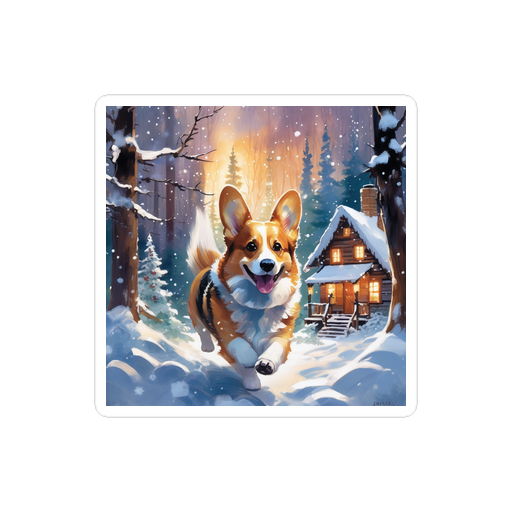 PugMug Custom Pembroke Welsh Corgi Sticker