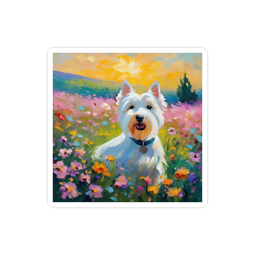 PugMug Custom West Highland White Terrier Sticker
