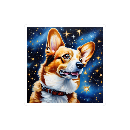 PugMug Custom Pembroke Welsh Corgi Sticker