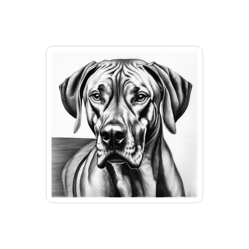 PugMug Custom Rhodesian Ridgeback Sticker