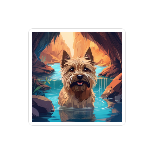 PugMug Custom Cairn Terrier Sticker