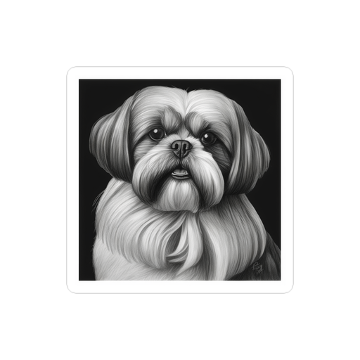 PugMug Custom Shih Tzu Sticker