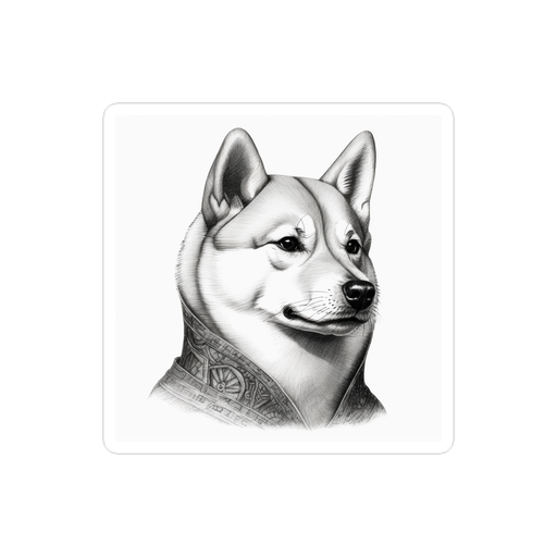 PugMug Custom Shiba Inu Sticker