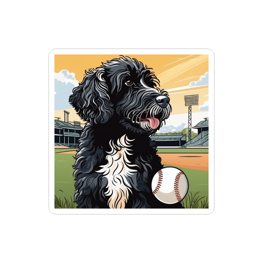 PugMug Custom Portuguese Water Dog Sticker