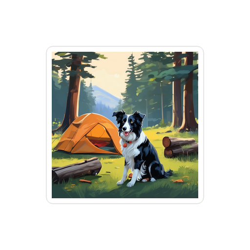 PugMug Custom Border Collie Sticker