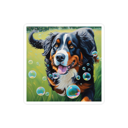 PugMug Custom Bernese Mountain Dog Sticker