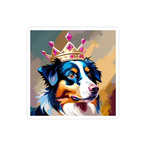 PugMug Custom Australian Shepherd Dog Sticker