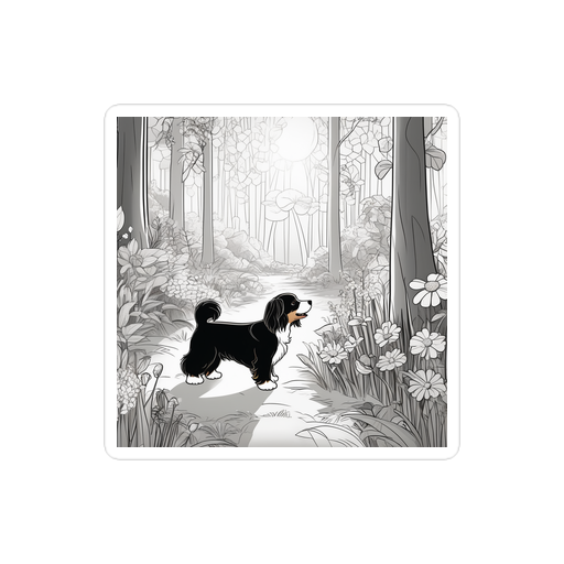 PugMug Custom Black-and-white Havanese Dog Sticker