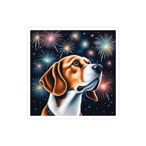 PugMug Custom Beagle Sticker