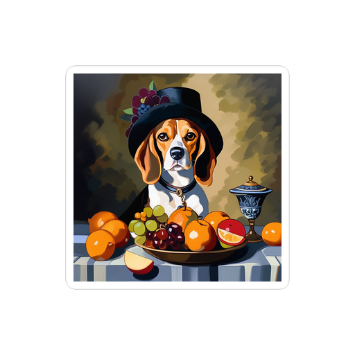 PugMug Custom Beagle Sticker