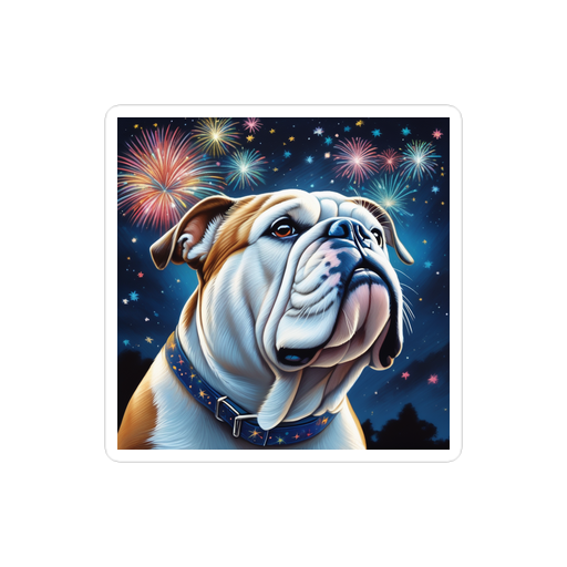 PugMug Custom Bulldog Sticker
