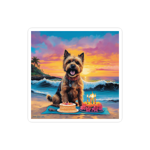 PugMug Custom Cairn Terrier Sticker