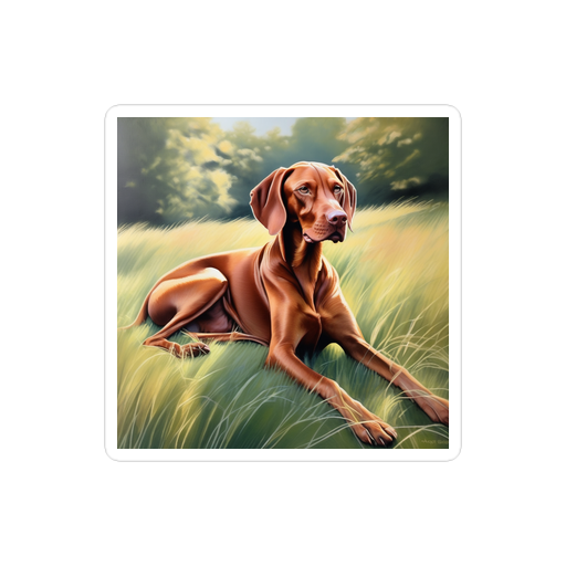 PugMug Custom Vizsla Sticker