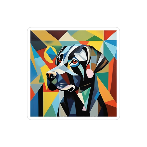 PugMug Custom Black Labrador Retriever Sticker