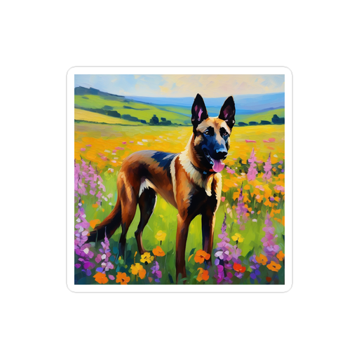 PugMug Custom Belgian Malinois Sticker