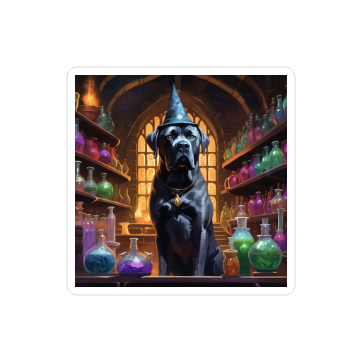 PugMug Custom Cane Corso Sticker