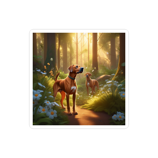 PugMug Custom Rhodesian Ridgeback Sticker