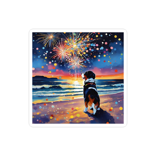 PugMug Custom Bernese Mountain Dog Sticker