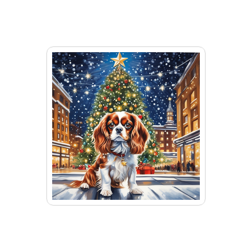 PugMug Custom Cavalier King Charles Spaniel Sticker