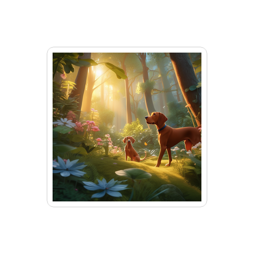 PugMug Custom Vizsla Sticker