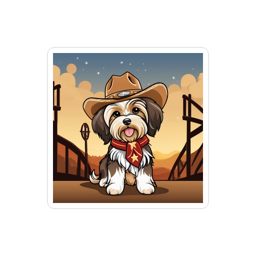 PugMug Custom Tan Havanese Dog Sticker