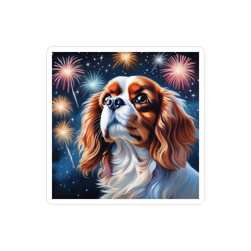 PugMug Custom Cavalier King Charles Spaniel Sticker
